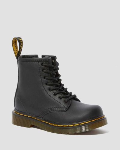 Botas Con Cordones Dr Martens Toddler 1460 Softy T Cuero Para Niños DR6043D